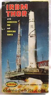 Aurora 1/72 IRBM THOR w/Launch Pad, 380-198 plastic model kit